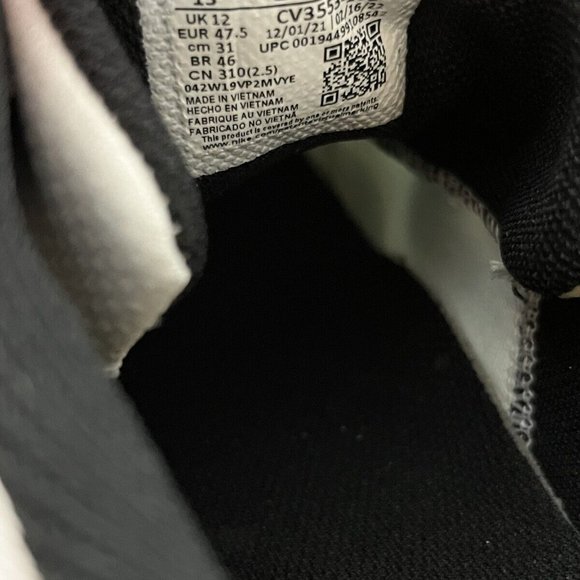 Nike‎ Alpha Huarache Elite 3 Low PRM Baseball White Gold CV3553-101 Mens Size 13 - Picture 8 of 8